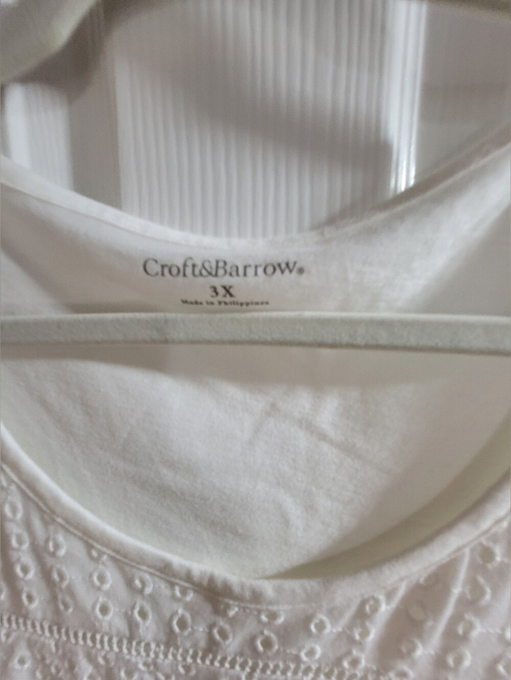 Like New & Lightweight Croft & Barrow short-sleeve tops in size 3X. - Picture 4 of 9